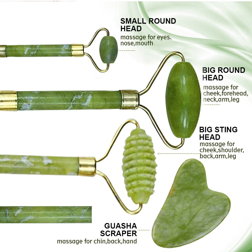Jade Massagers For Face Slimming Skin Care Lift