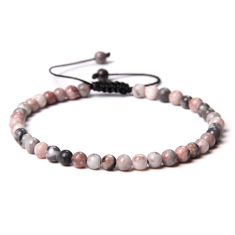 Vintage Natural Stone Bracelet Men Chakras Beads