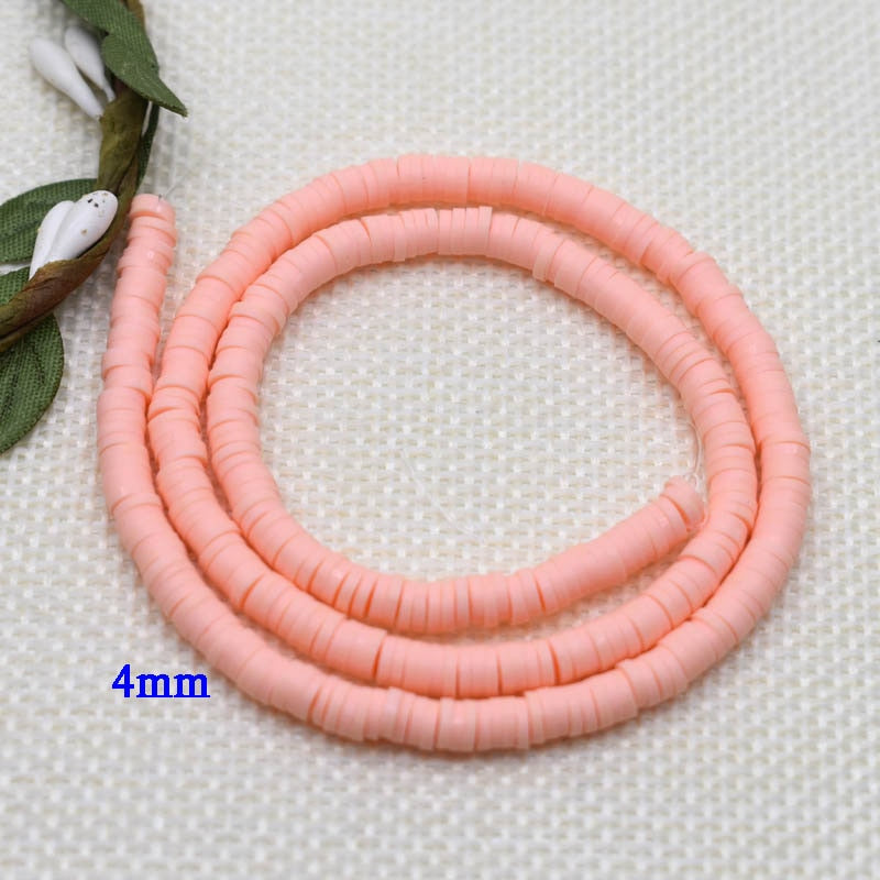 Flat Round Handmade Round Polymer Clay Chip