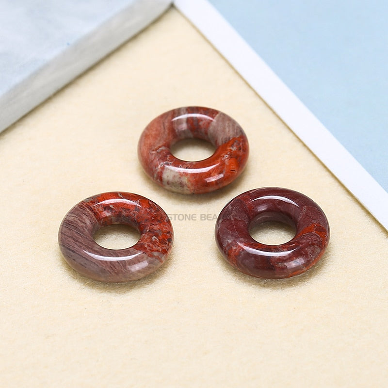 Big Hole Beads for Jewelry Making Natural Stone