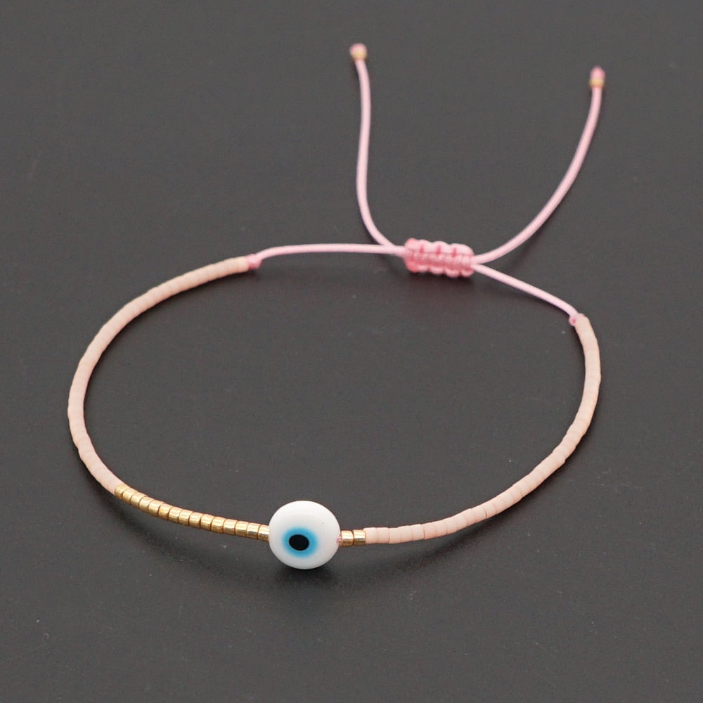 Greek Eye Braclet Turkish Evil Eye Bracelet Tiny String