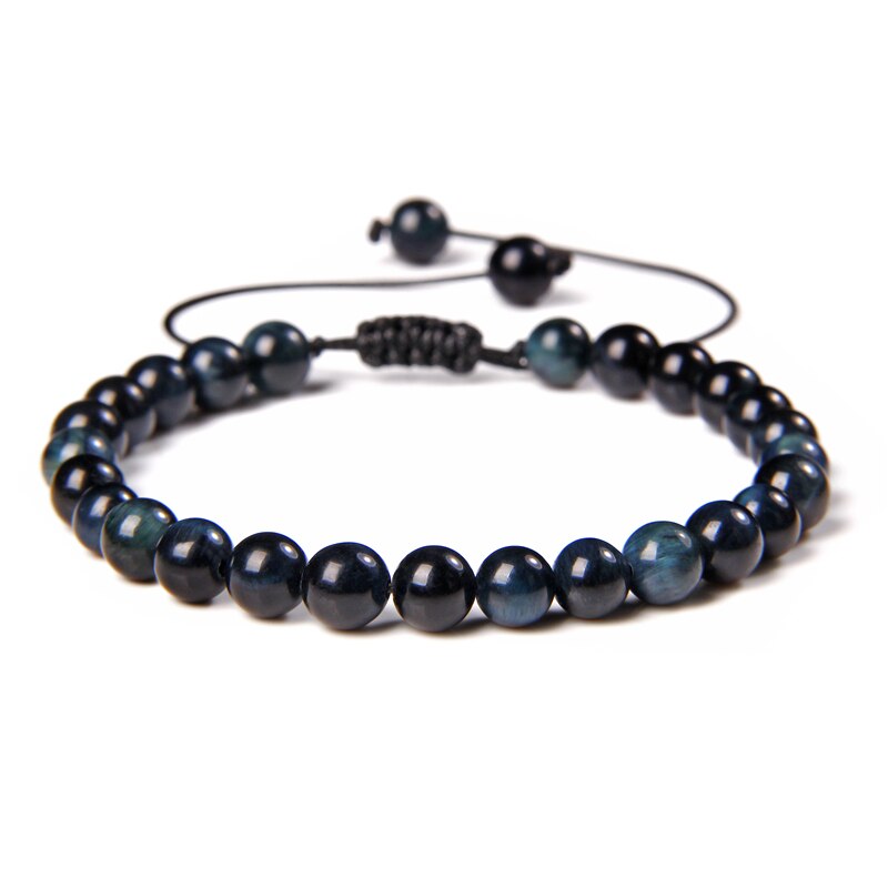 Natural Stone Amethysts 6MM Bead Bracelets