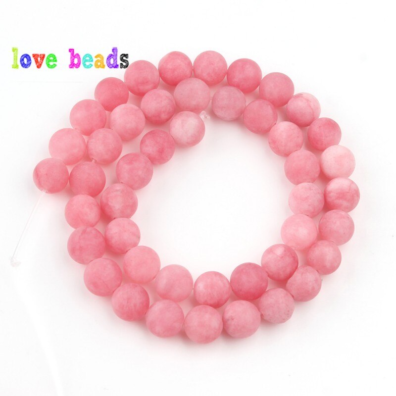 Matte Stone Beads Dull Polish Amazons Jades