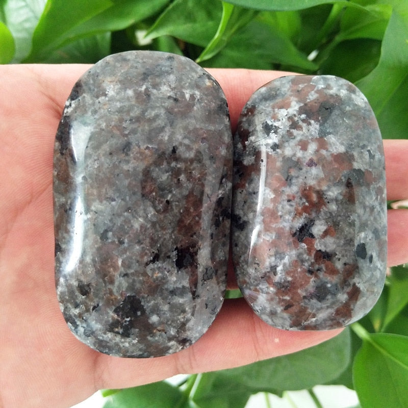 Natural Stone Energy Crystal Palm Meditation