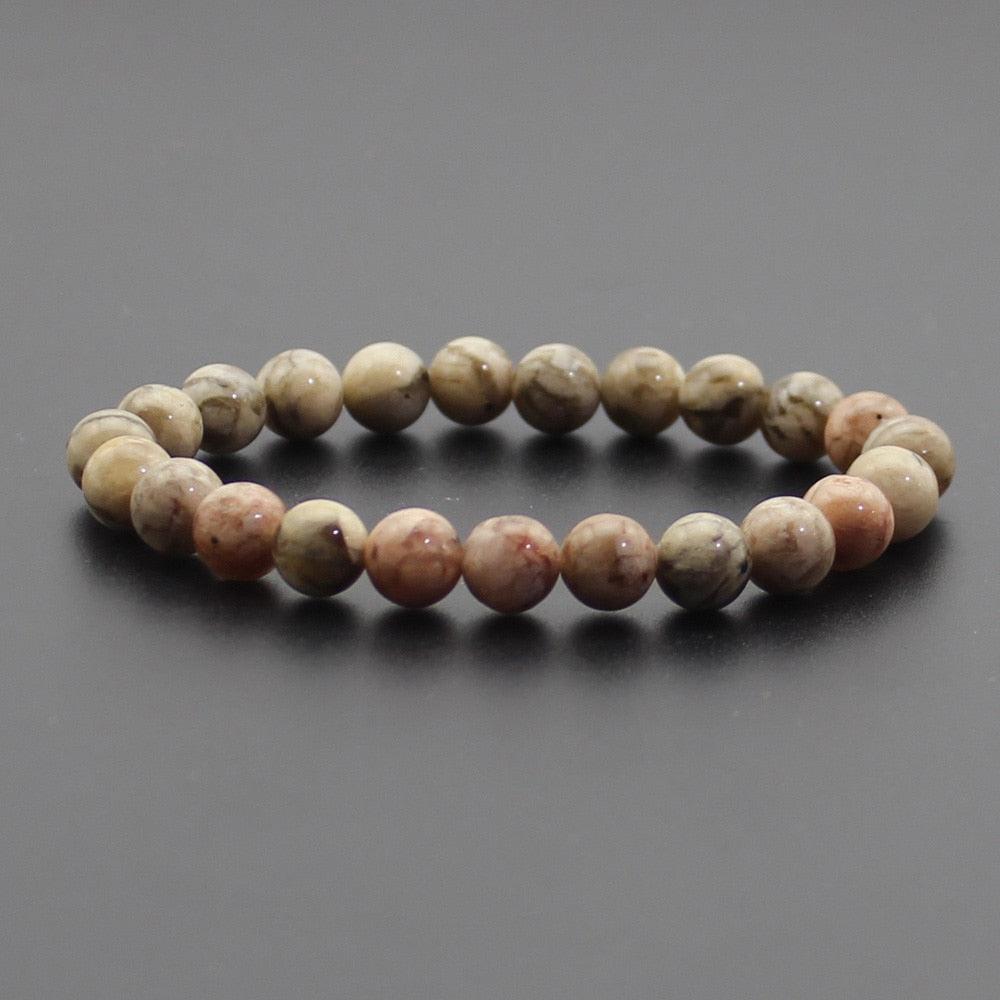 Natural Stone Quartz Bracelet Yoga Chakra Healing