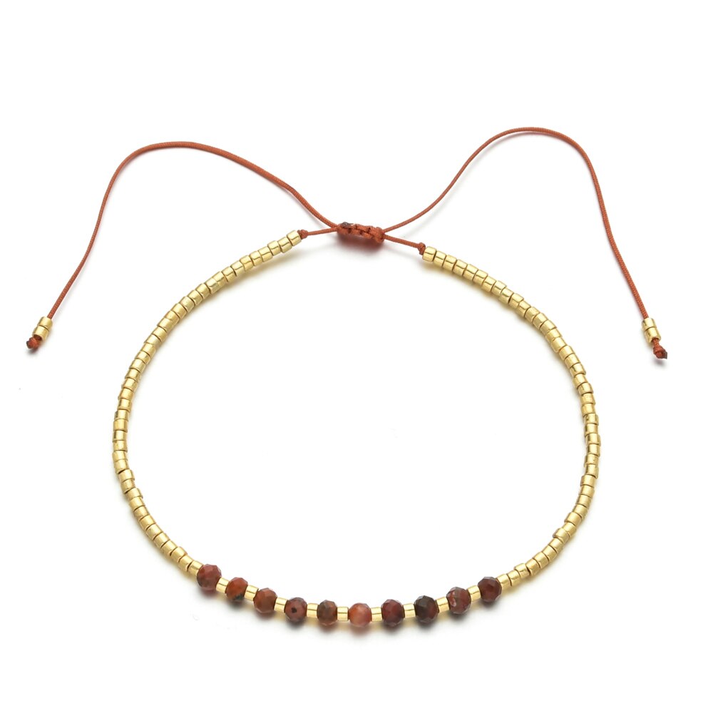 Thin Fashion Natural Stone Bracelet Girls Friends