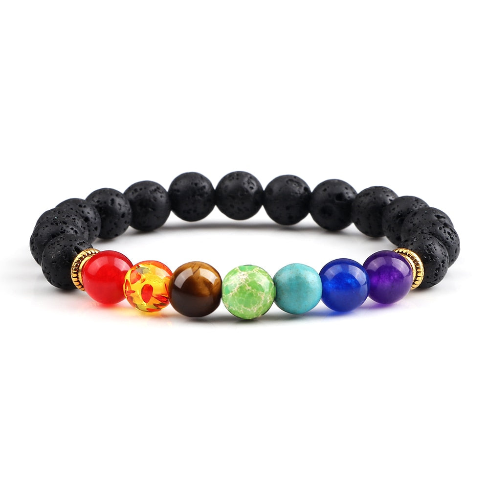 Chakra Beads Bracelet Fashion Charm Natural Stone