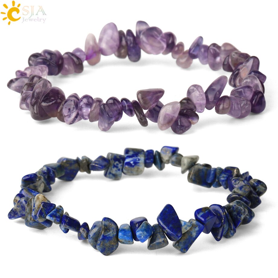 Irregular Chips Natural Stone Bracelet Asymmetry