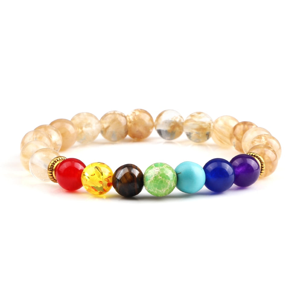 Chakra Beads Bracelet Fashion Charm Natural Stone