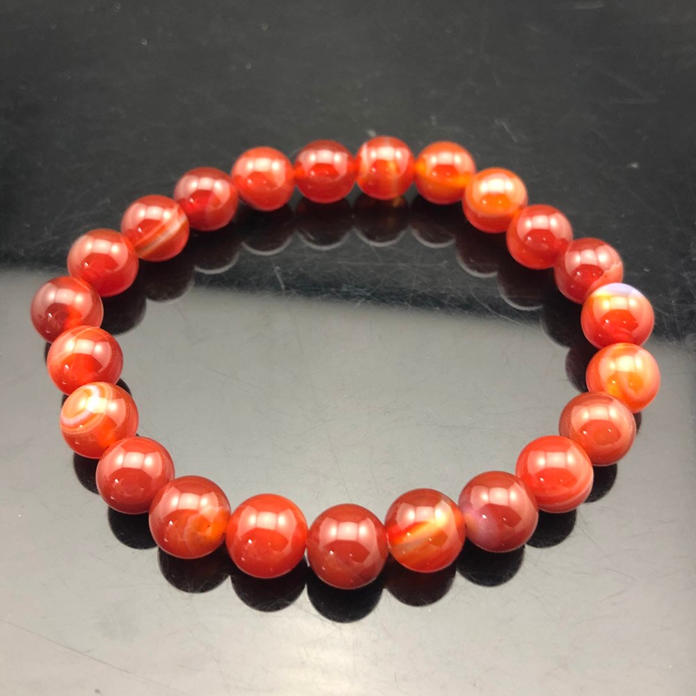 Chakra Quartz Crystal Agate Bracelet Men Natural Stone