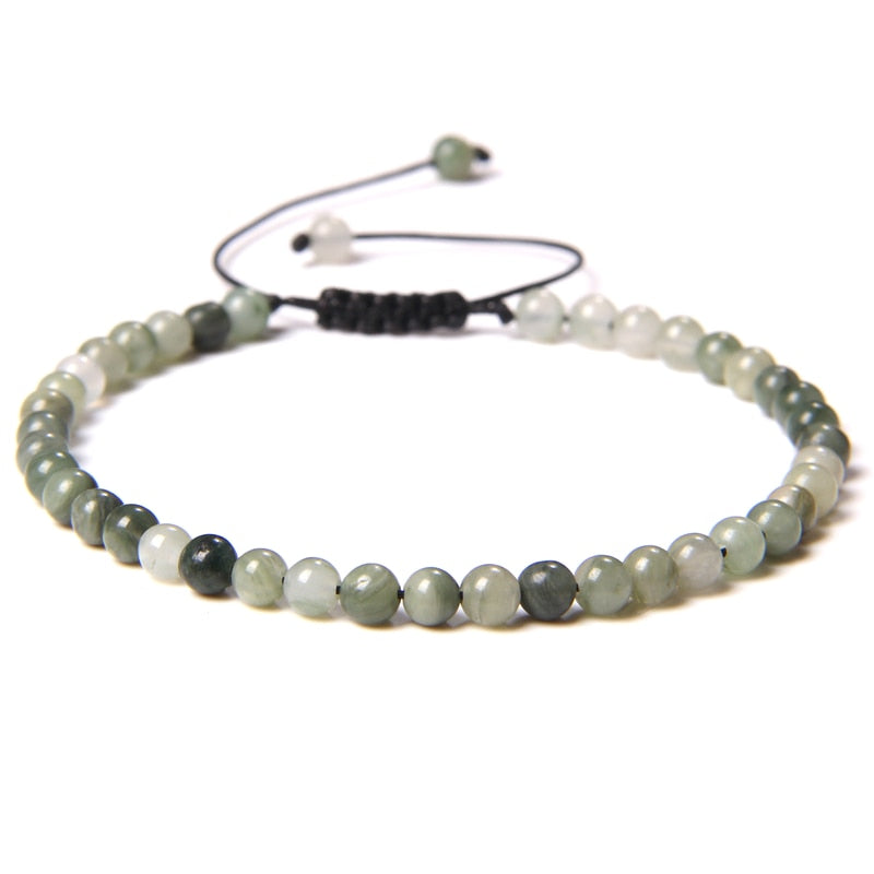 Vintage Natural Stone Bracelet Men Chakras Beads