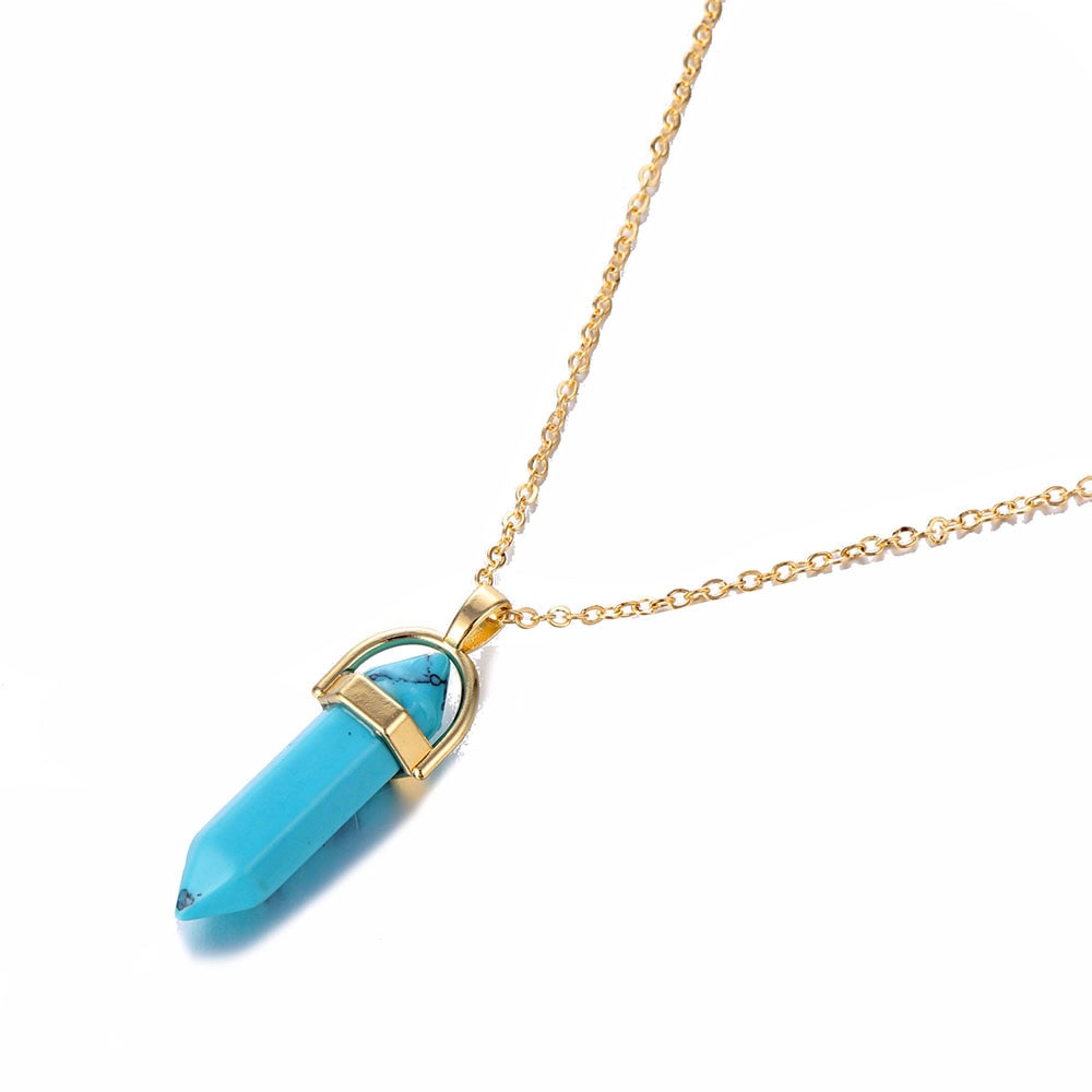 FNIO Crystal Pendant Necklace For Women