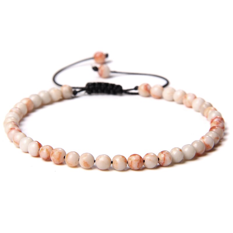 Vintage Natural Stone Bracelet Men Chakras Beads