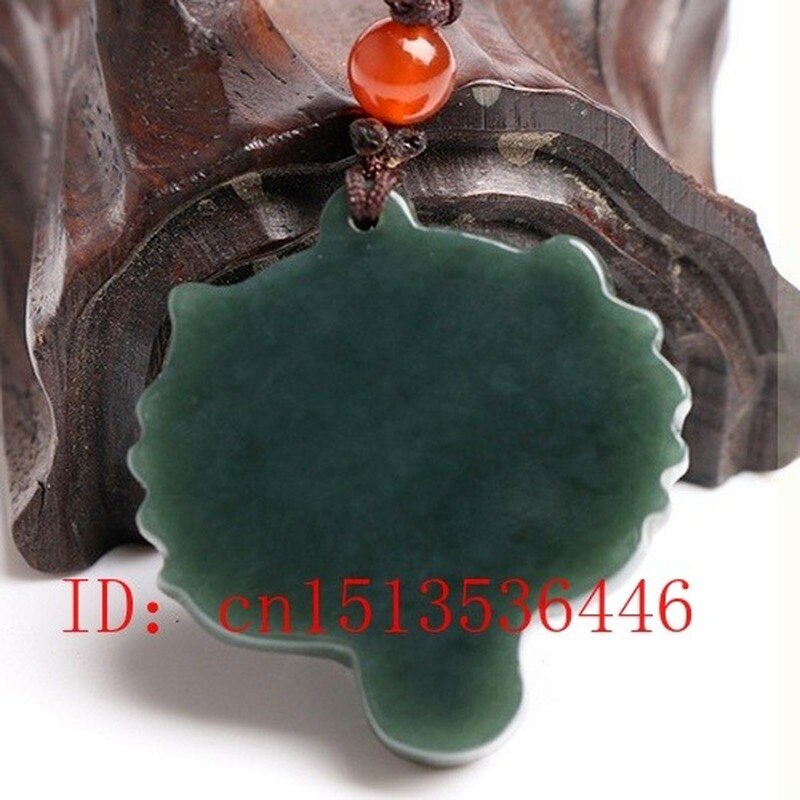 Natural Tiger Head Hetian Jade Pendant Necklace