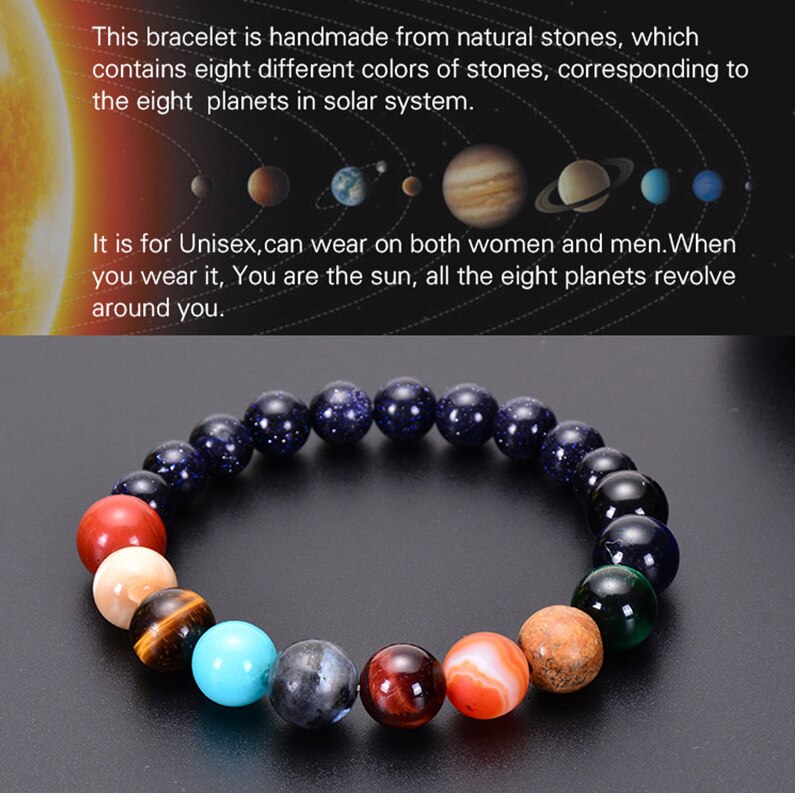 Men Bracelet for Men Women Natural Stone Beaded