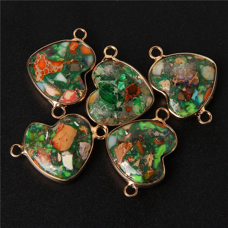 New Arrival Natural Stone Crystal Pendant Charm