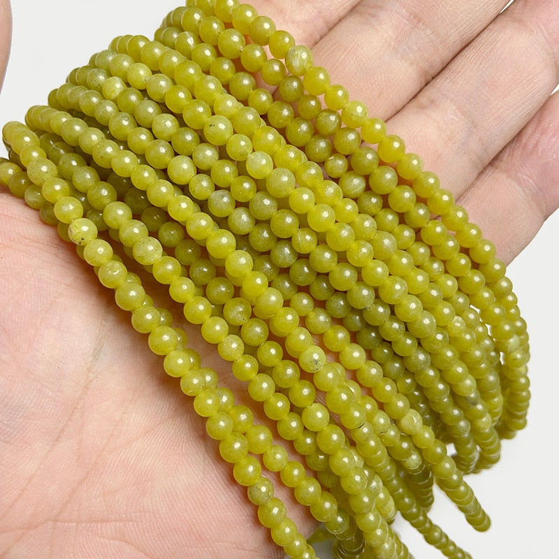 Natural Jades Agates Stone Beads Loose Isolation