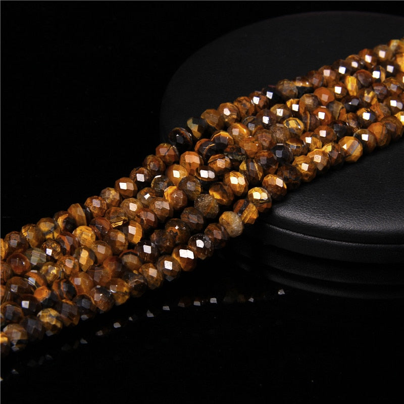 Green Jades Stone Beads Rondelle Flat Loose