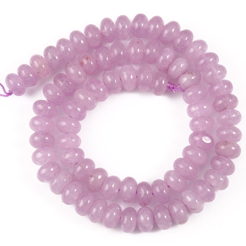 Natural Rondelle Stone Beads 5*8mm Jaspers Angelite
