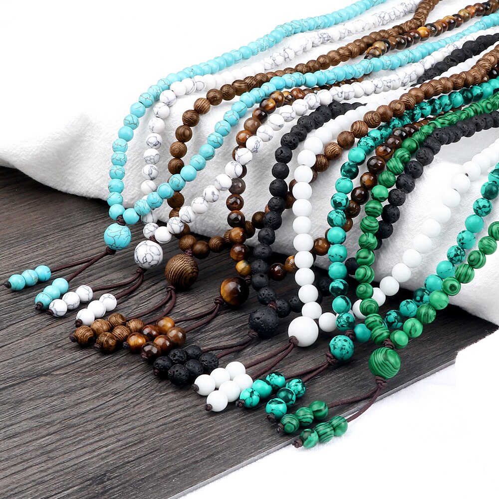 10 Styles Multilayer Bracelets Charm 108 Beads