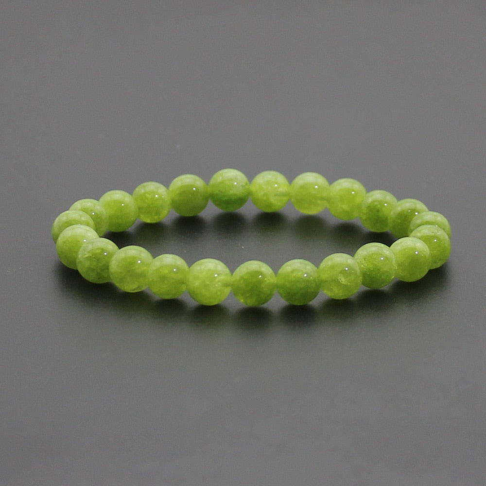 Chakra Quartz Crystal Agate Bracelet Men Natural Stone
