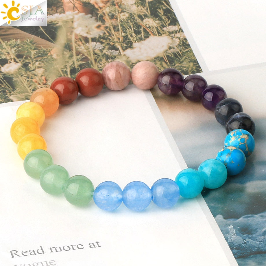 Bracelet for Women Natural Stone Crystal Bracelets Femme