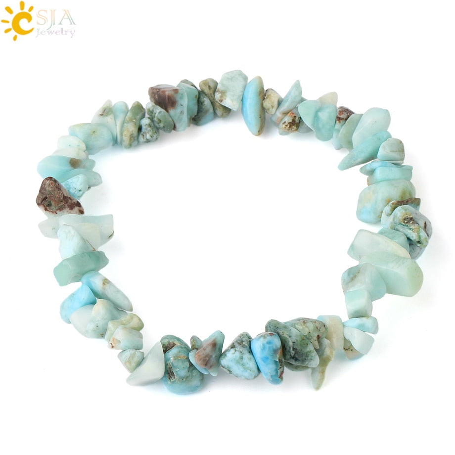Irregular Chips Natural Stone Bracelet Asymmetry