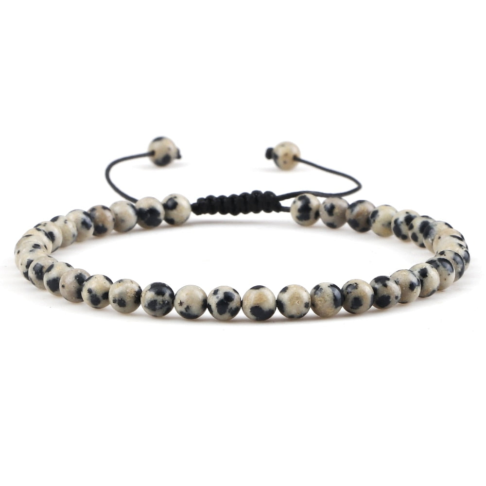 Chakra Beads Bracelet Mini Natural Stone Lava