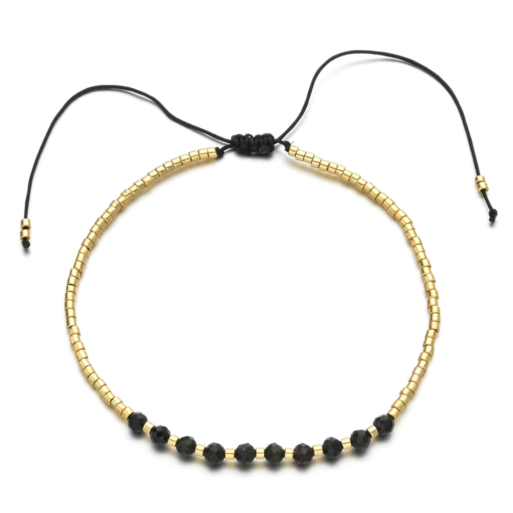 Thin Fashion Natural Stone Bracelet Girls Friends