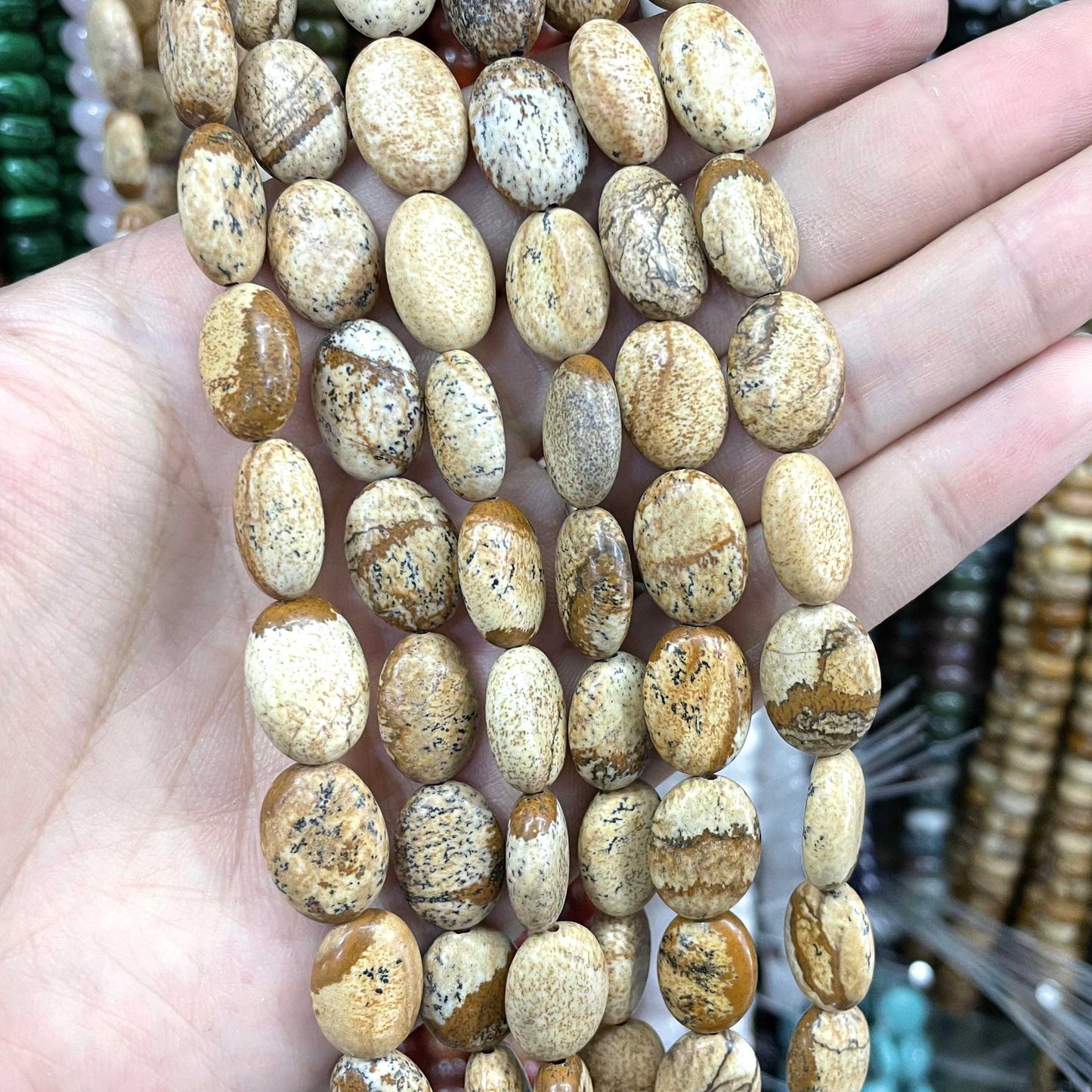 Agates Jades Crystal Loose Spacer Beads