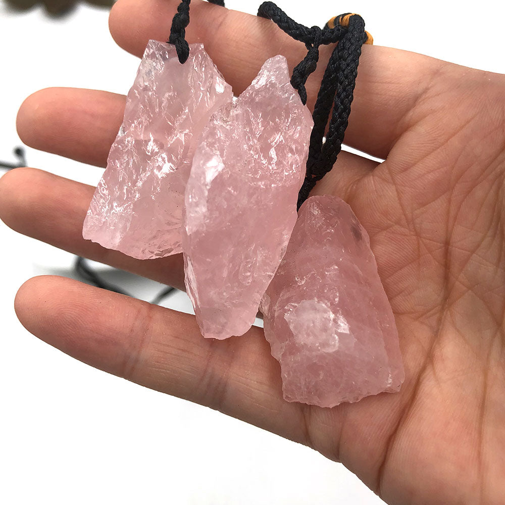 Random Natural Rough Rose Quartz Raw Stone