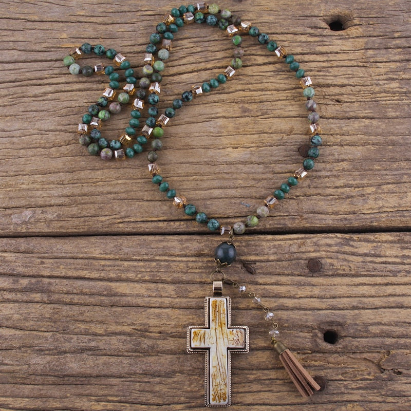 Bohemian Jewelry Accessory Multi Natural Stones
