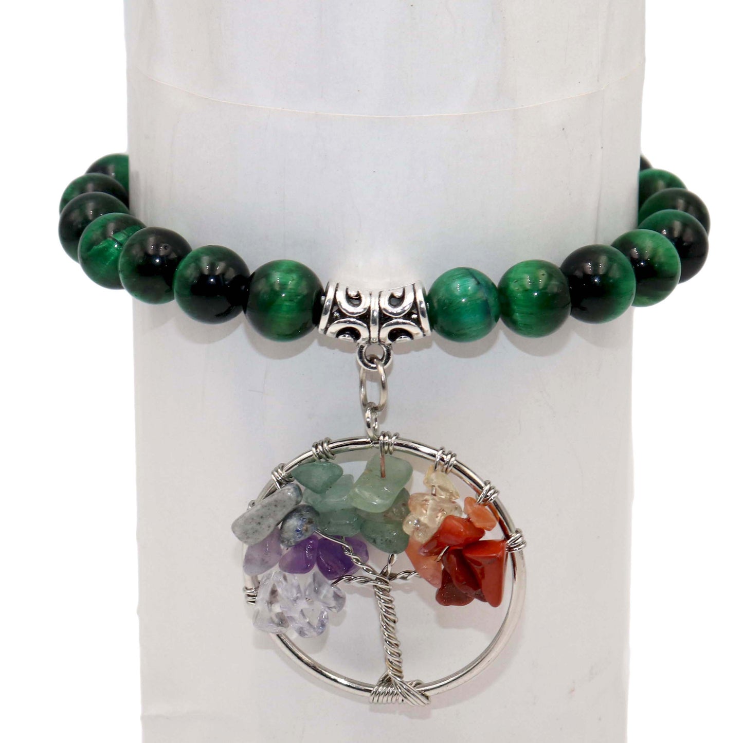 Natural Stone Tree of life Bracelet Men Women