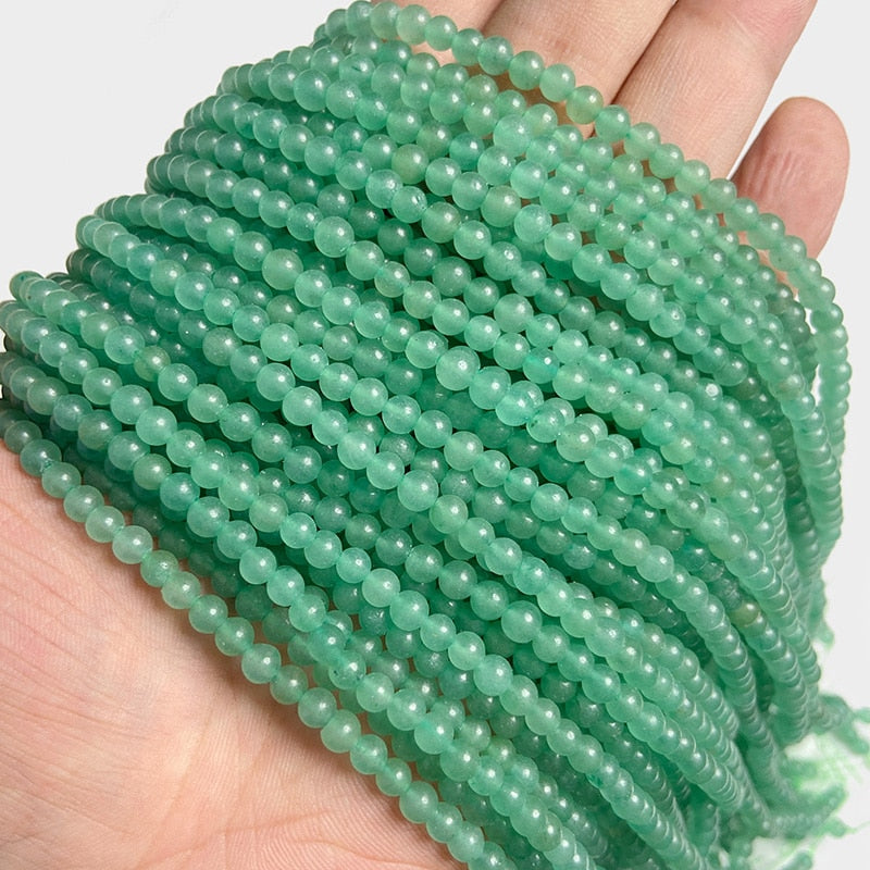 Natural Jades Agates Stone Beads Loose Isolation