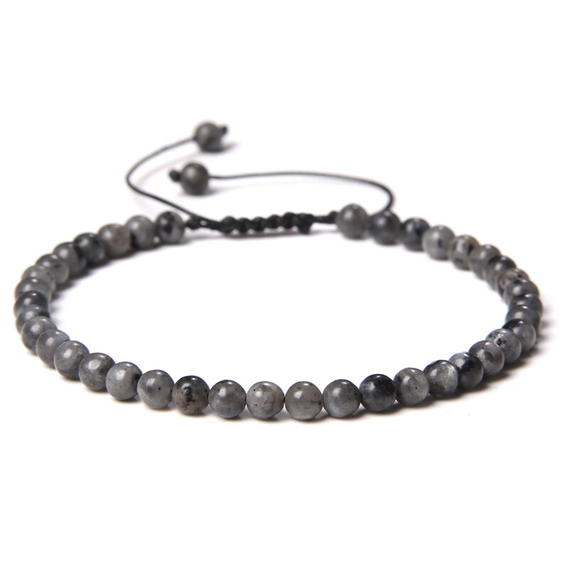 Vintage Natural Stone Bracelet Men Chakras Beads