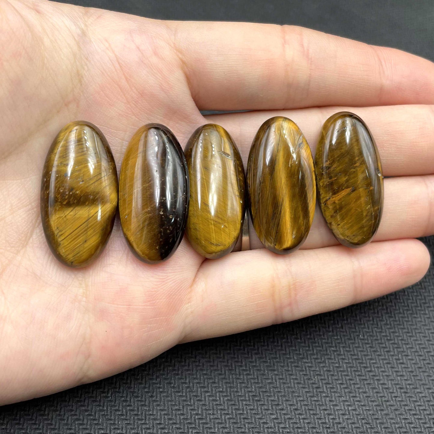 Cabochon Natural Oval Agates Opal Crystal Quartz Jades