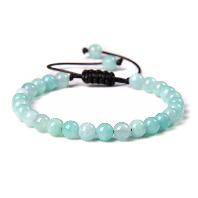 Natural Stone Amethysts 6MM Bead Bracelets