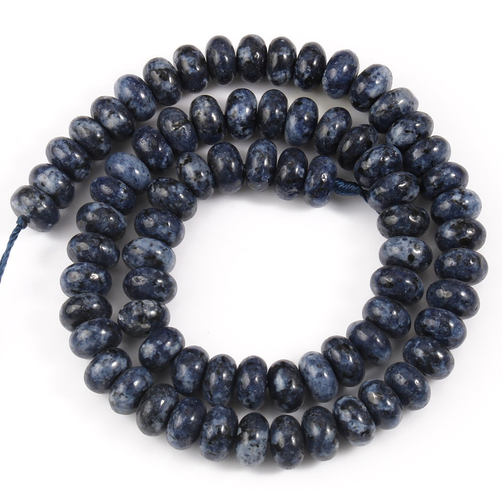 Natural Rondelle Stone Beads 5*8mm Jaspers Angelite