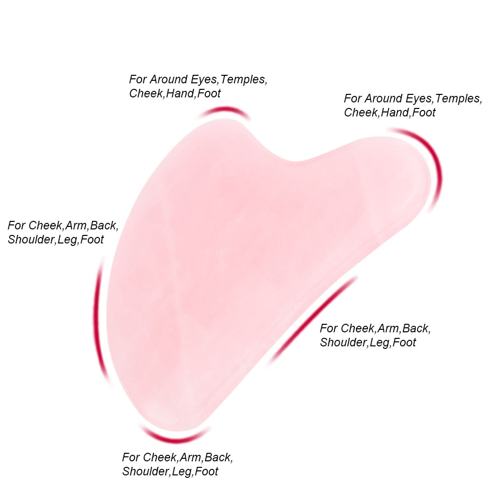 Gua Sha Facial Tool Natural Jade Stone