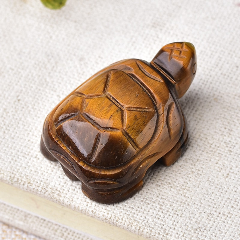 Crystal Rose Quartz Tortoise Amethyst Opal Animals