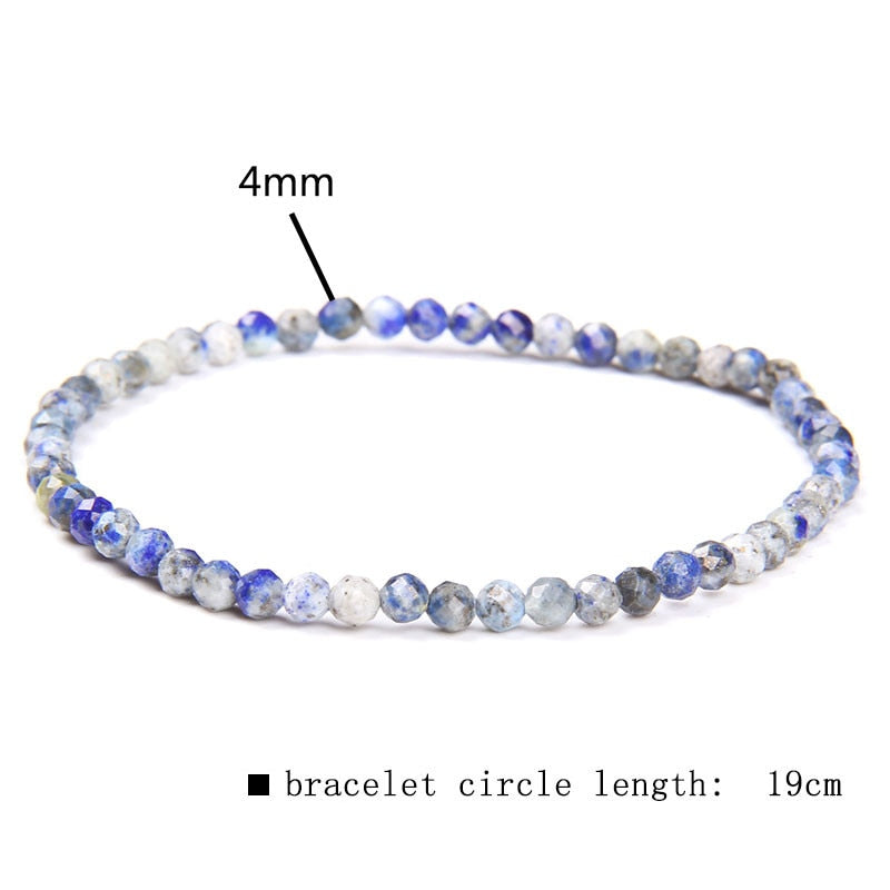 Minimalist Healing Tiny crystal stone Beads Bracelets