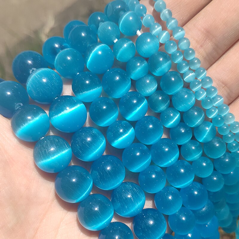 Blue Style Natural Stone Turquoises Agates Jades Lapis