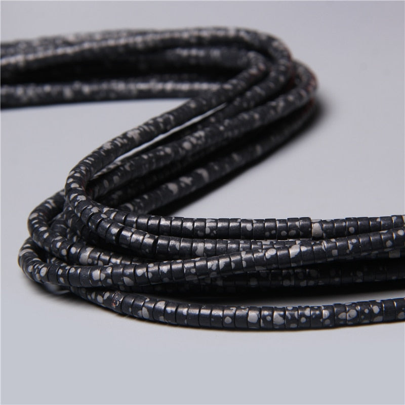 Natural Rondelle Stone Beads Flat Round Jaspers