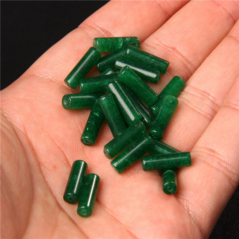 Cylinder Shape Stone Beads Jaspers