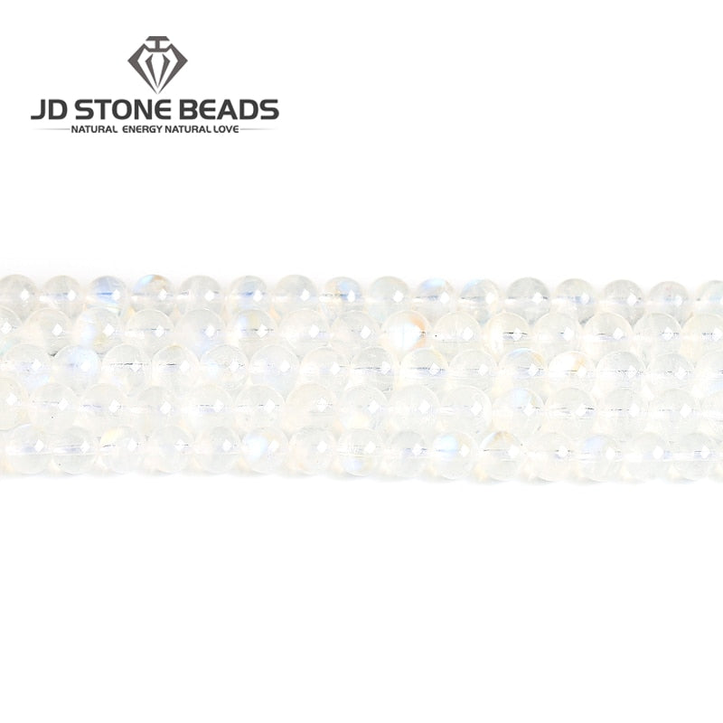 Natural Blue Moonstone Beads