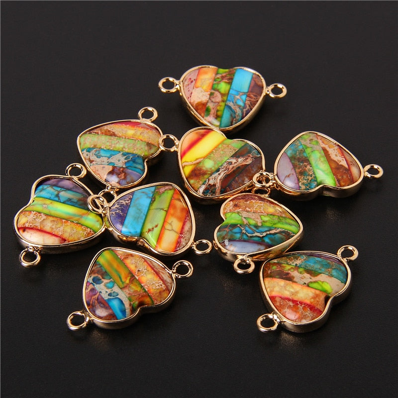 New Arrival Natural Stone Crystal Pendant Charm