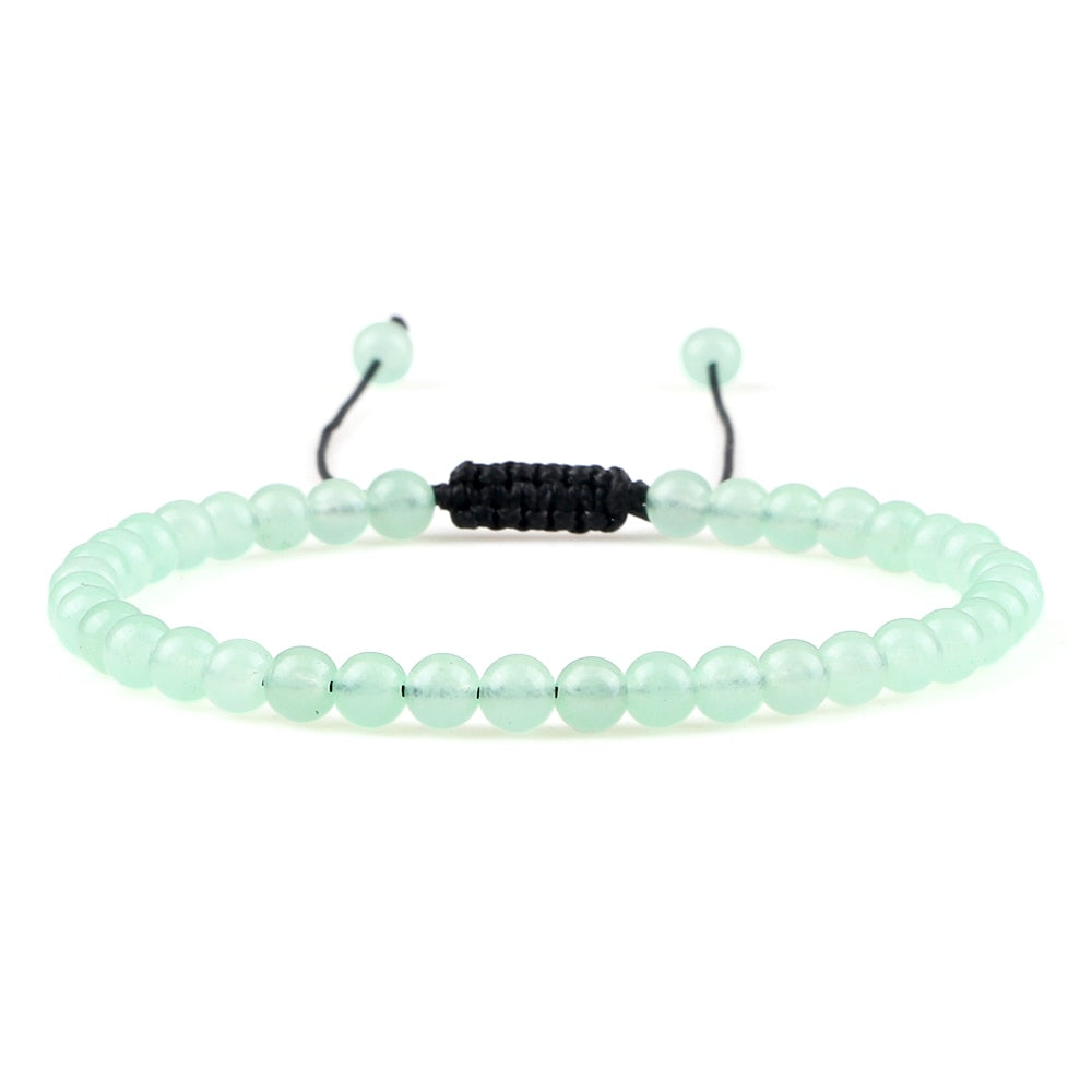 Chakra Beads Bracelet Mini Natural Stone Lava