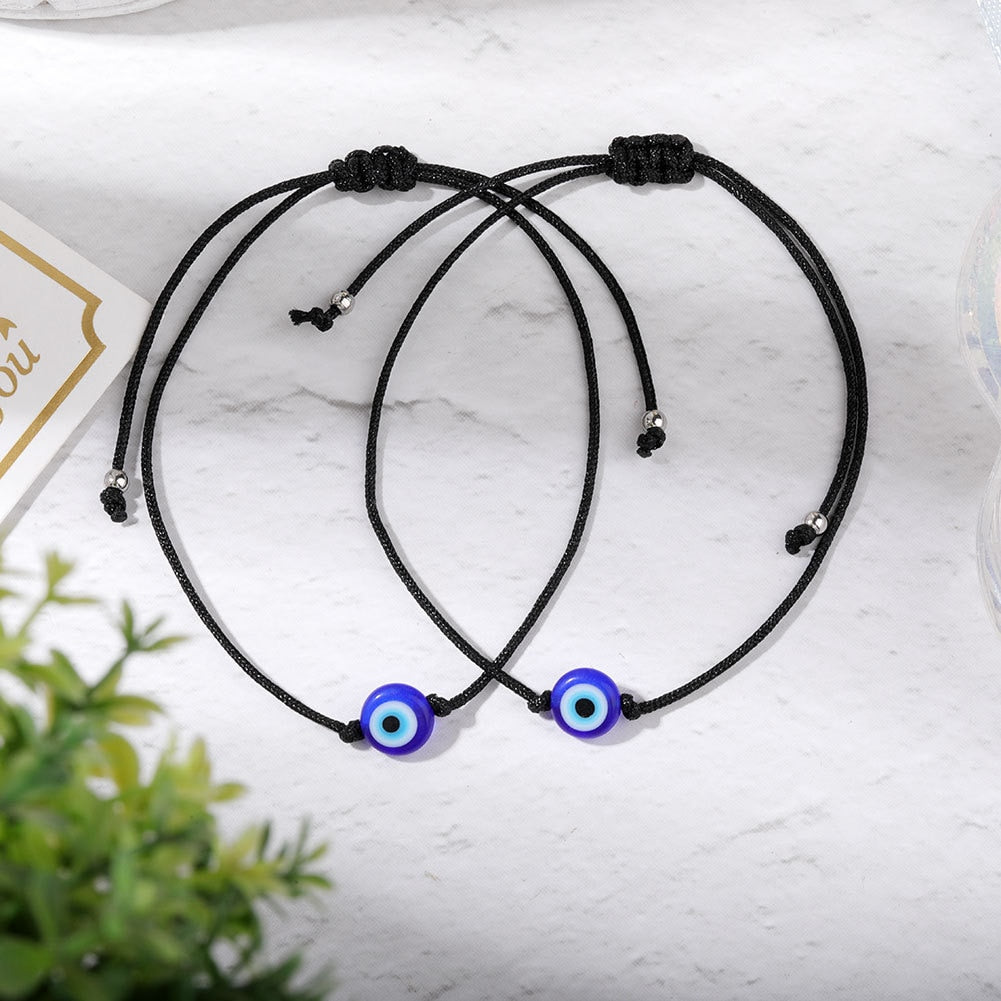 Red rope Black Rope Bracelet evil eye woven Bracelet