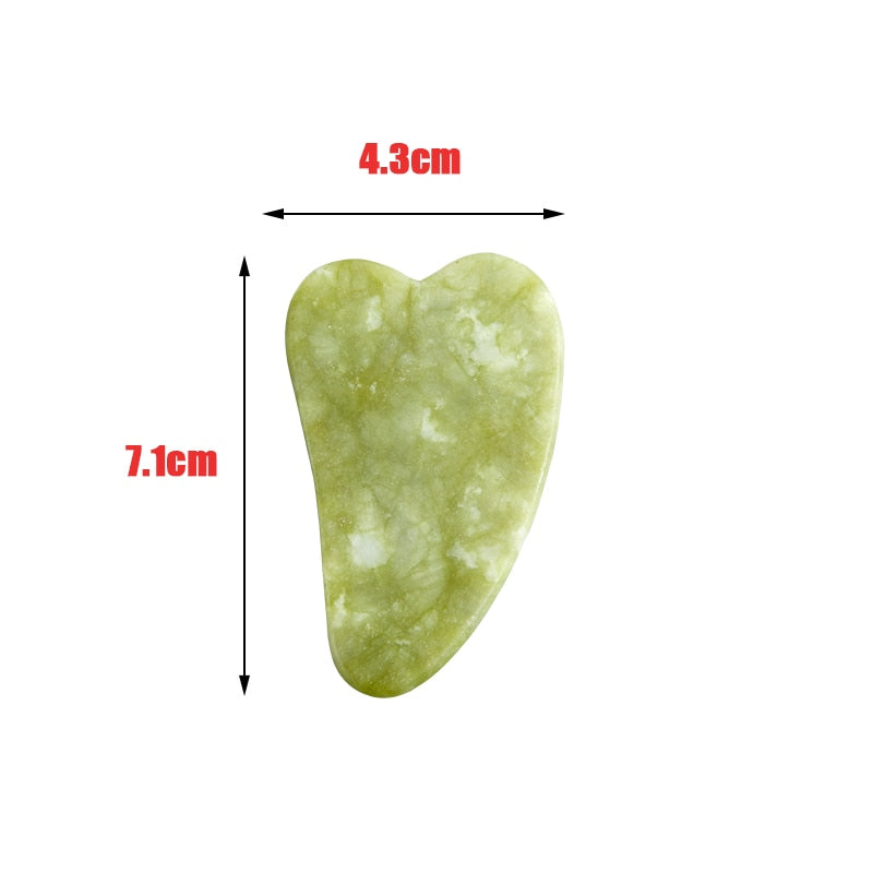 Natural Stone Jade Gouache Scraper Facial