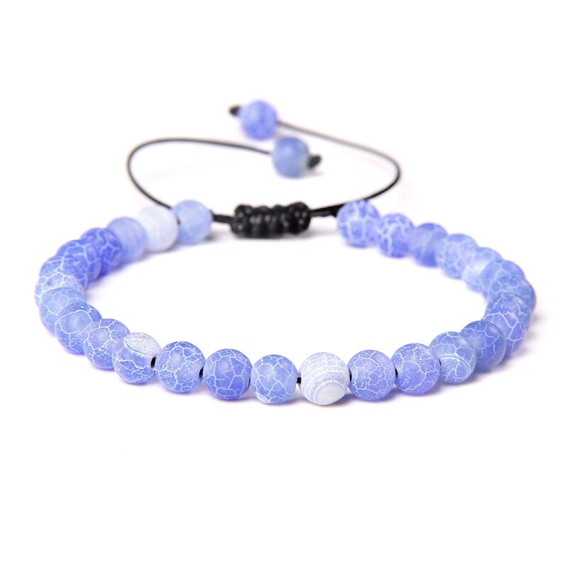 Natural Stone Amethysts 6MM Bead Bracelets
